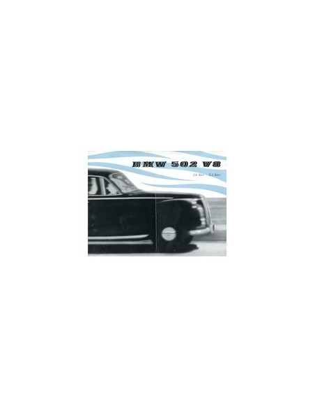 1956 BMW 502 V8 BROCHURE ENGELS