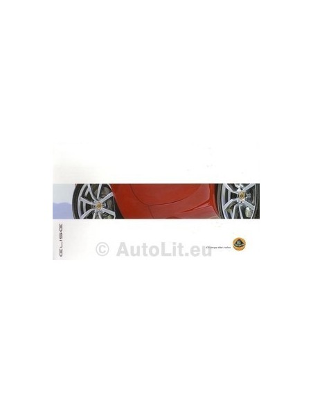 2005 LOTUS ELISE PROSPEKT DEUTSCH