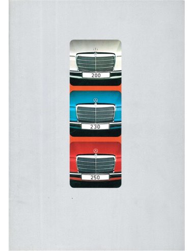 1974 MERCEDES BENZ E KLASSE PROSPEKT NIEDERLÄNDISCH