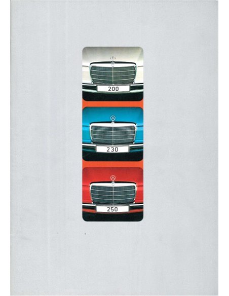 1974 MERCEDES BENZ E KLASSE PROSPEKT NIEDERLÄNDISCH