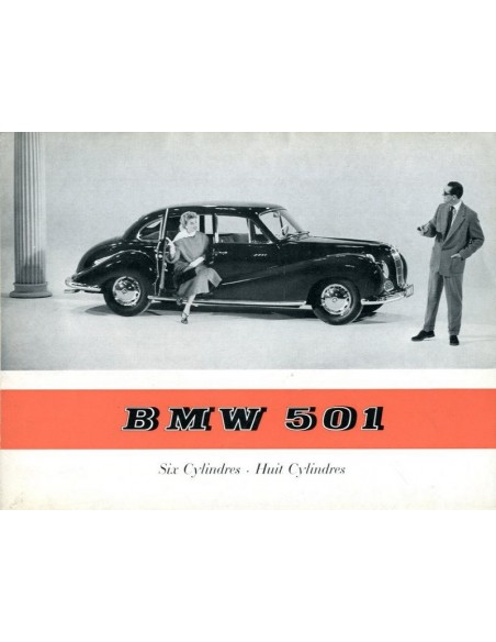 1955 BMW 501 V6 BROCHURE FRANS