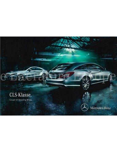 2013 MERCEDES BENZ CLS-KLASSE PROSPEKT NIEDERLÄNDISCH