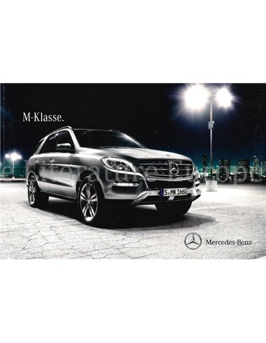 2012 MERCEDES BENZ M KLASSE PROSPEKT NIEDERLÄNDISCH