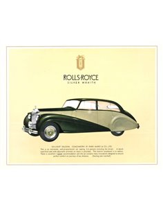 1950 ROLLS ROYCE SILVER WRAITH PROSPEKT ENGLISCH 2