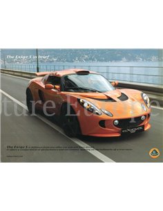 2008 LOTUS EXIGE S LEAFLET ENGLISH