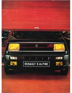 1978 RENAULT 5 ALPINE PROSPEKT NIEDERLÄNDISCH