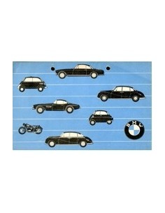 1957 BMW PROGRAMMA BROCHURE NEDERLANDS
