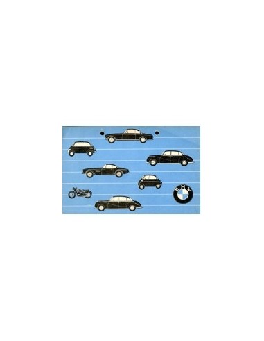 1957 BMW PROGRAMMA BROCHURE NEDERLANDS