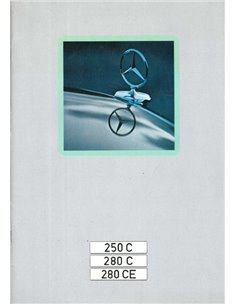 1972 MERCEDES BENZ E CLASS COUPE BROCHURE DUTCH
