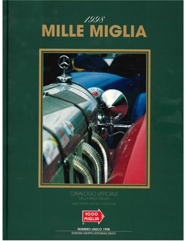 1998 MILLE MIGLIA HARDCOVER JAARBOEK ITALIAANS