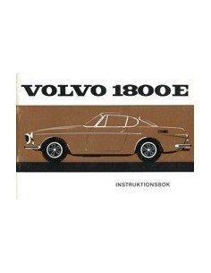 1970 VOLVO 1800E INSTRUCTIEBOEKJE ZWEEDS