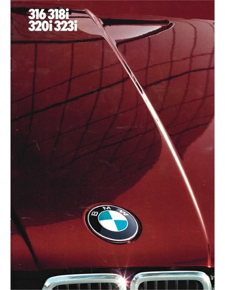 1984 BMW 3 SERIE LIMOUSINE BROCHURE NEDERLANDS