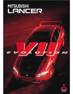 2001 MITSUBISHI LANCER EVOLUTION VII BROCHURE ENGLISH
