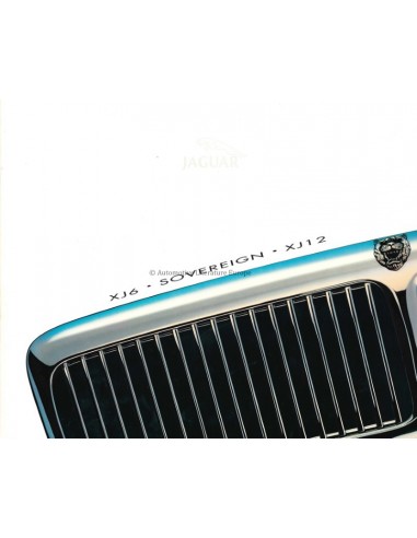 1995 JAGUAR XJ6 - SOVEREIGN - XJ12 BROCHURE NEDERLANDS