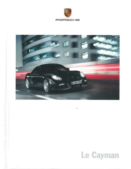 2011 PORSCHE CAYMAN HARDBACK BROCHURE FRENCH