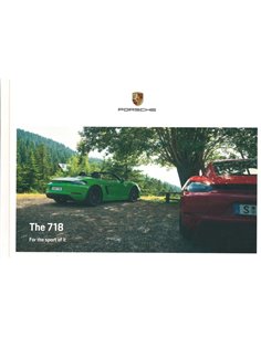 2021 PORSCHE 718 BOXTER | CAYMAN HARDBACK BROCHURE ENGLISH