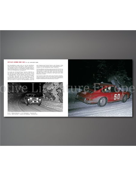 RALLY AUTOMOBILE MONTE - CARLO: PORSCHE 1952-1967 / PORSCHE 1968-1982 (2 BOOKS, EDITION PORSCHE MUSEUM)