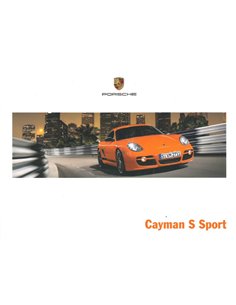 2009 PORSCHE CAYMAN S SPORT BROCHURE GERMAN