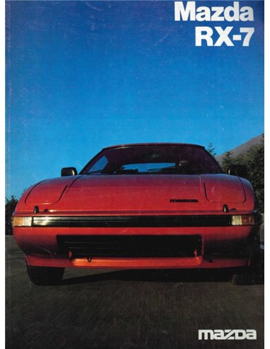 1981 MAZDA RX-7 BROCHURE NEDERLANDS