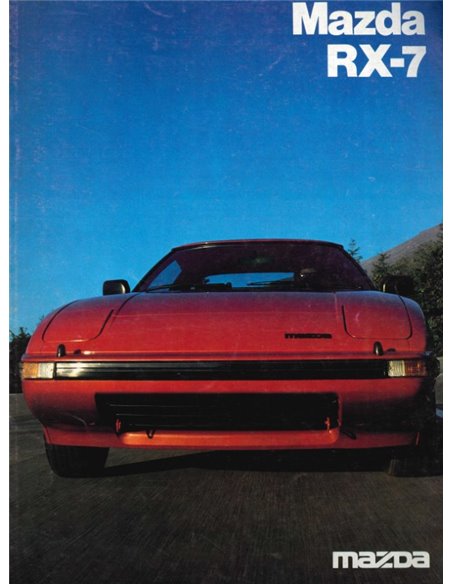 1981 MAZDA RX-7 PROSPEKT NIEDERLÄNDISCH