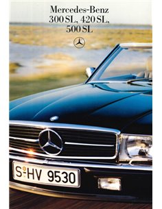 1985 MERCEDES BENZ SL PROSPEKT FRANZÖSISCH