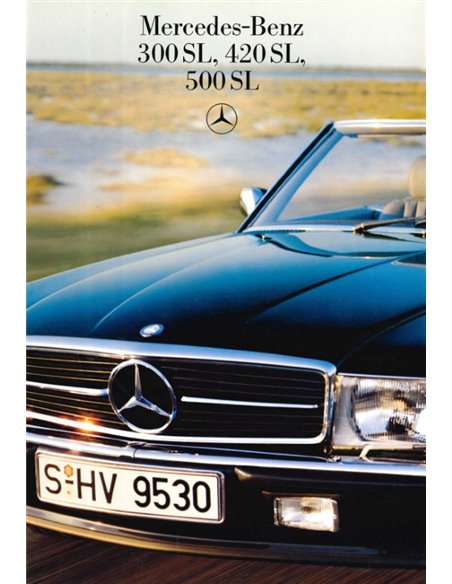 1985 MERCEDES BENZ SL BROCHURE FRENCH
