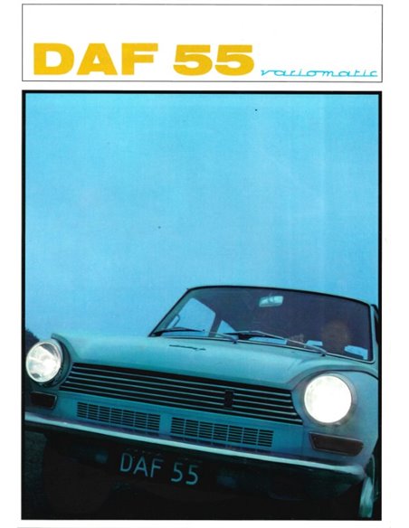 1967 DAF 55 VARIOMATIC PROSPEKT NIEDERLÄNDISCH