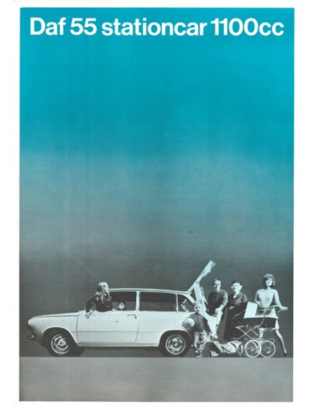 1968 DAF 55 STATIONCAR BROCHURE NEDERLANDS