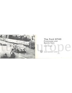 THE FORD GT40, PROTOTYPES AND SPORTS CARS
