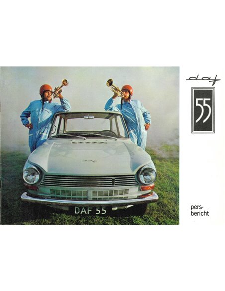 1968 DAF 55 DE LUXE PERS BROCHURE NEDERLANDS