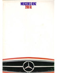 1968 MERCEDES BENZ 280 SL PROSPEKT NIEDERLÄNDISCH