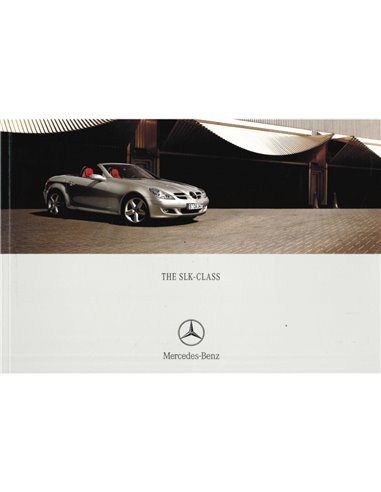 2005 MERCEDES BENZ SLK BROCHURE ENGELS