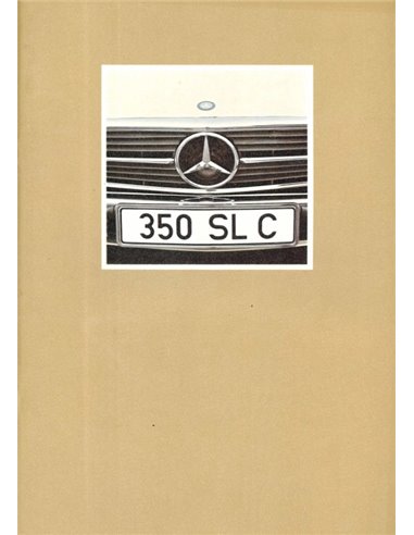 1971 MERCEDES BENZ SLC BROCHURE DUTCH