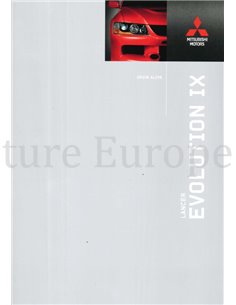 2005 MITSUBISHI LANCER EVOLUTION IX PROSPEKT DEUTSCH
