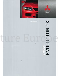 2005 MITSUBISHI LANCER EVOLUTION IX BROCHURE FRANS