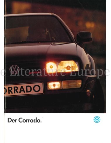 1993 VOLKSWAGEN CORRADO BROCHURE GERMAN