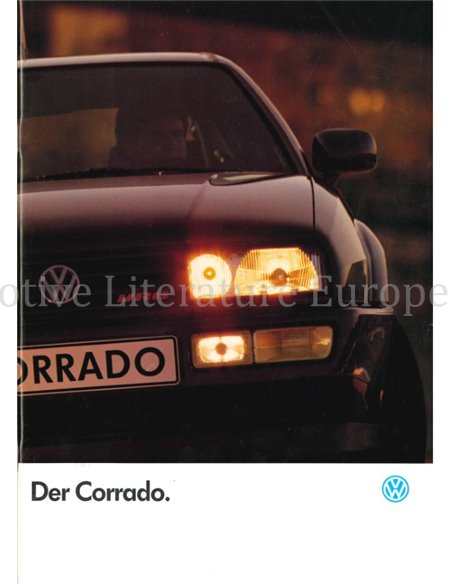 1993 VOLKSWAGEN CORRADO BROCHURE GERMAN
