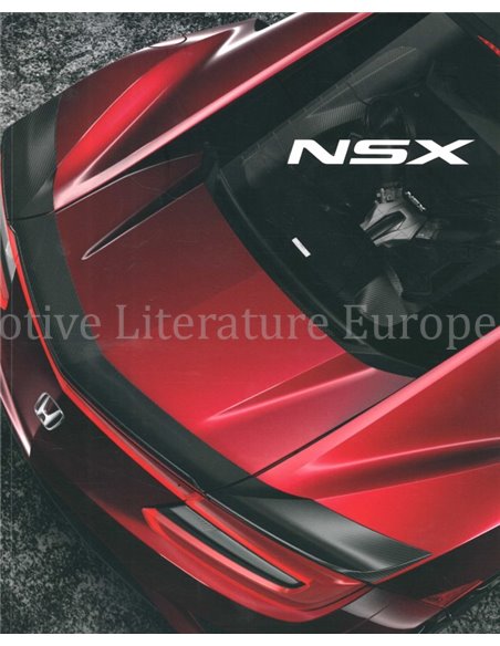 2016 HONDA NSX PROSPEKT DEUTSCH