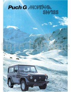 1987 PUCH G MONTANA SWISS BROCHURE 