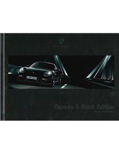 2012 PORSCHE CAYMAN S BLACK EDITION HARDCOVER BROCHURE ENGELS