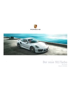 2017 PORSCHE 911 TURBO HARDBACK BROCHURE GERMAN