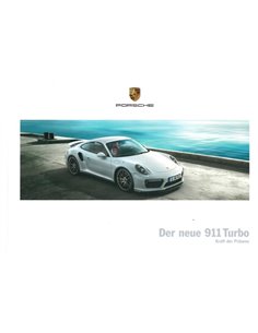 2017 PORSCHE 911 TURBO HARDBACK BROCHURE GERMAN 2