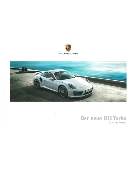 2017 PORSCHE 911 TURBO HARDBACK BROCHURE GERMAN