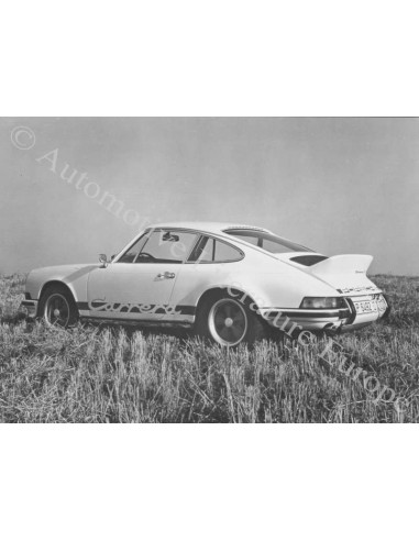 1973 PORSCHE 911 2.7 CARRERA RS PRESS PHOTO