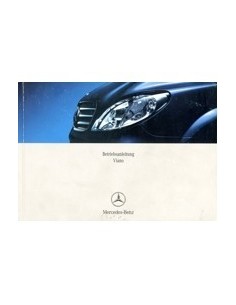 2006 MERCEDES BENZ VIANO INSTRUCTIEBOEKJE DUITS