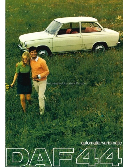 1968 DAF 44 VARIOMATIC BROCHURE NEDERLANDS