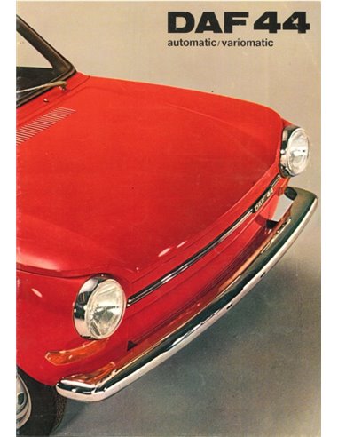 1970 DAF 44 AUTOMATIC | VARIOMATIC BROCHURE NEDERLANDS