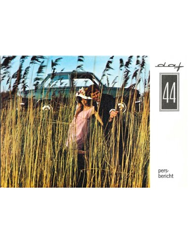 1966 DAF 44 PRESSE PROSPEKT NIEDERLANDISCH