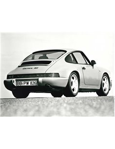 1991 PORSCHE 911 CARRERA RS PRESS PHOTO