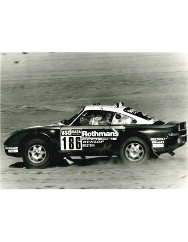 1986 PORSCHE 959 PARIS-DAKAR PRESSEBILD